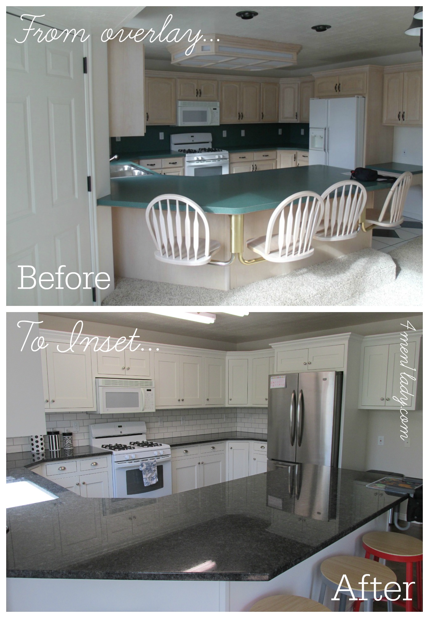 Kitchen Makeover From Partial Overlay To Inset