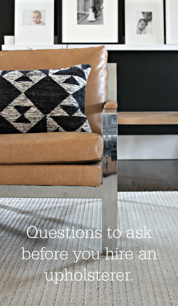 ask an upholsterer
