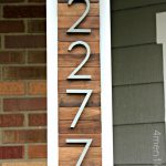 New house numbers project and a giveaway!