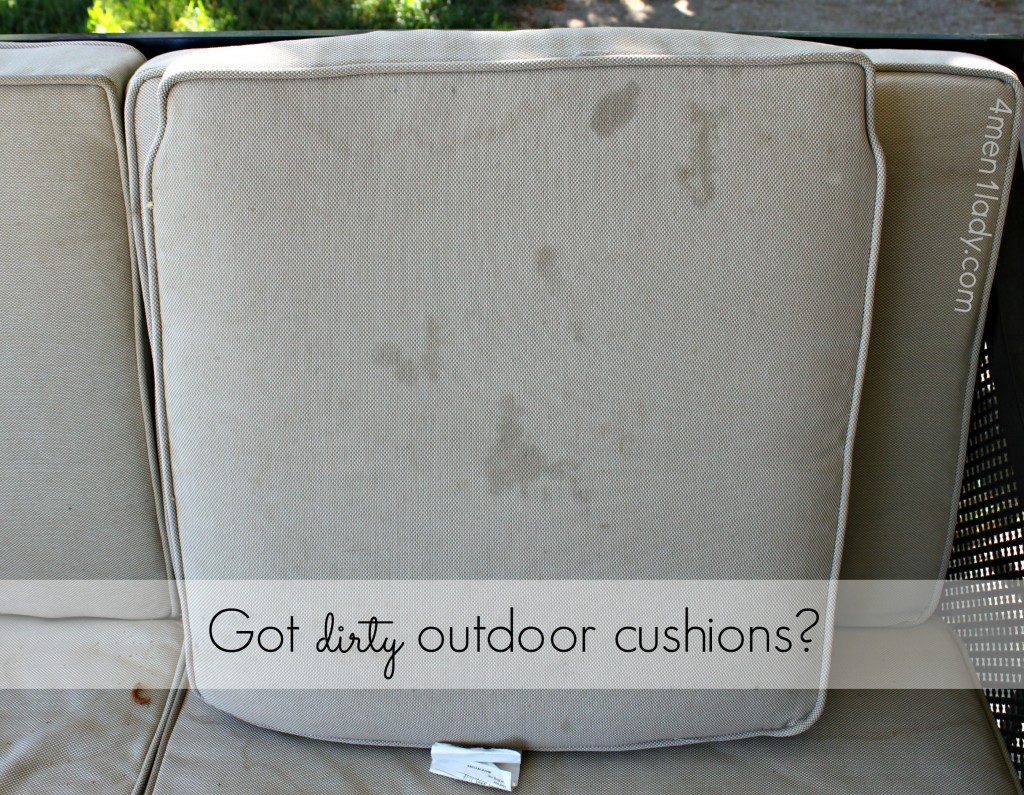 How to clean outdoor cushions and a $18. gift card giveaway.