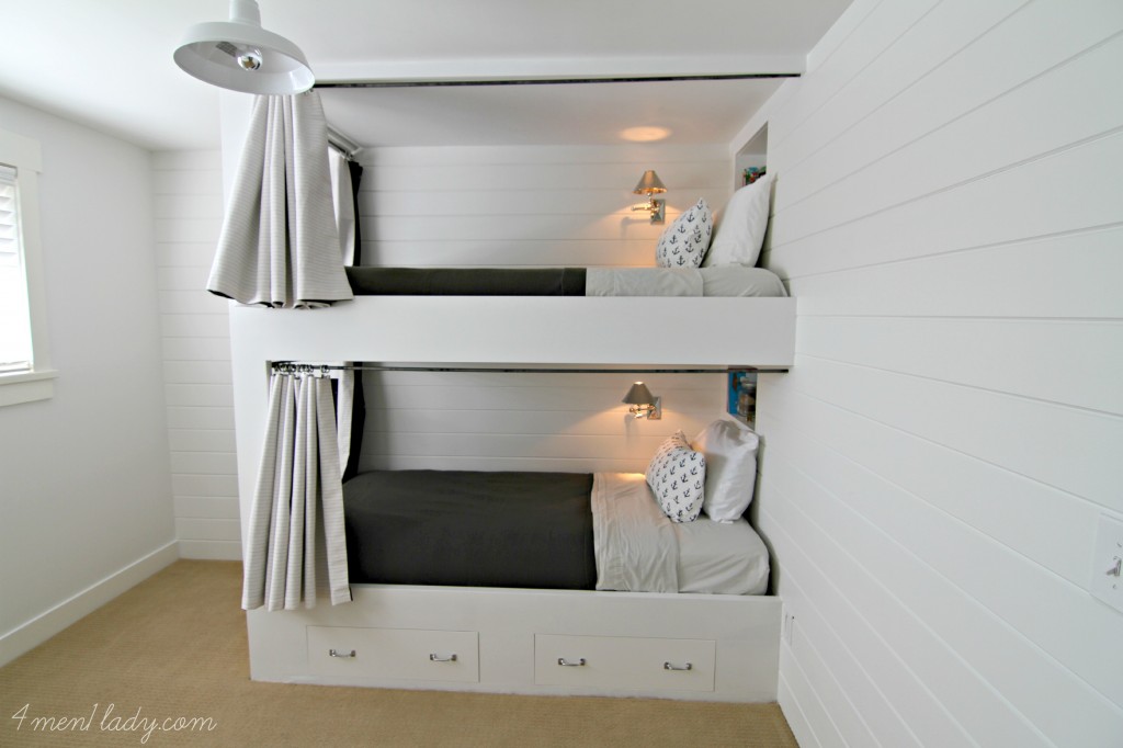 Bunk Beds And Bedroom Reveal, How To Build Floating Bunk Beds